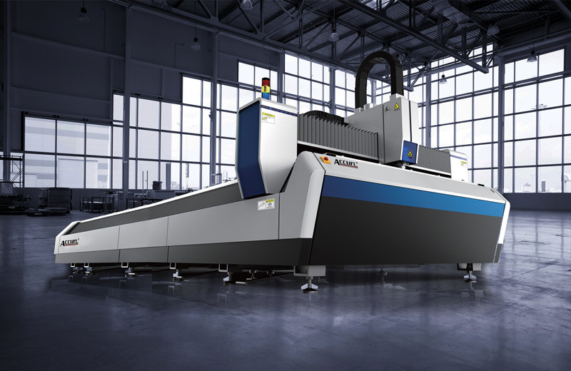 ACCURL Fabrikatzaileak 1000W Fiber CNC Laser ebaketa makina IPG 1KW-rekin
